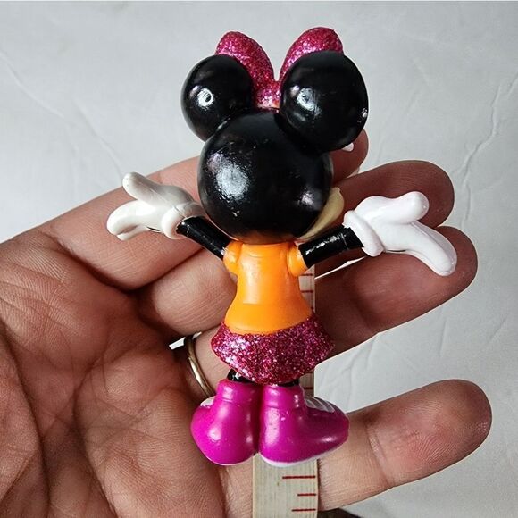 Disney Minnie Mouse Figurine sparkles mini fig - Picture 3 of 4